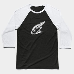 Chameleon plays music Baseball T-Shirt